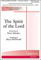 The Spirit of the Lord SATB choral sheet music cover